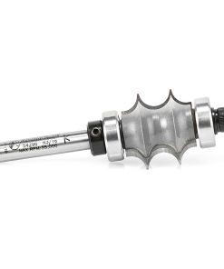 54296 Carbide Tipped Multi-Edge Beading 3/16 Radius x 1 Inch Dia x 7/8 x 1/4 Shank with Double Ball Bearing