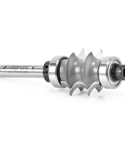 54296 Carbide Tipped Multi-Edge Beading 3/16 Radius x 1 Inch Dia x 7/8 x 1/4 Shank with Double Ball Bearing