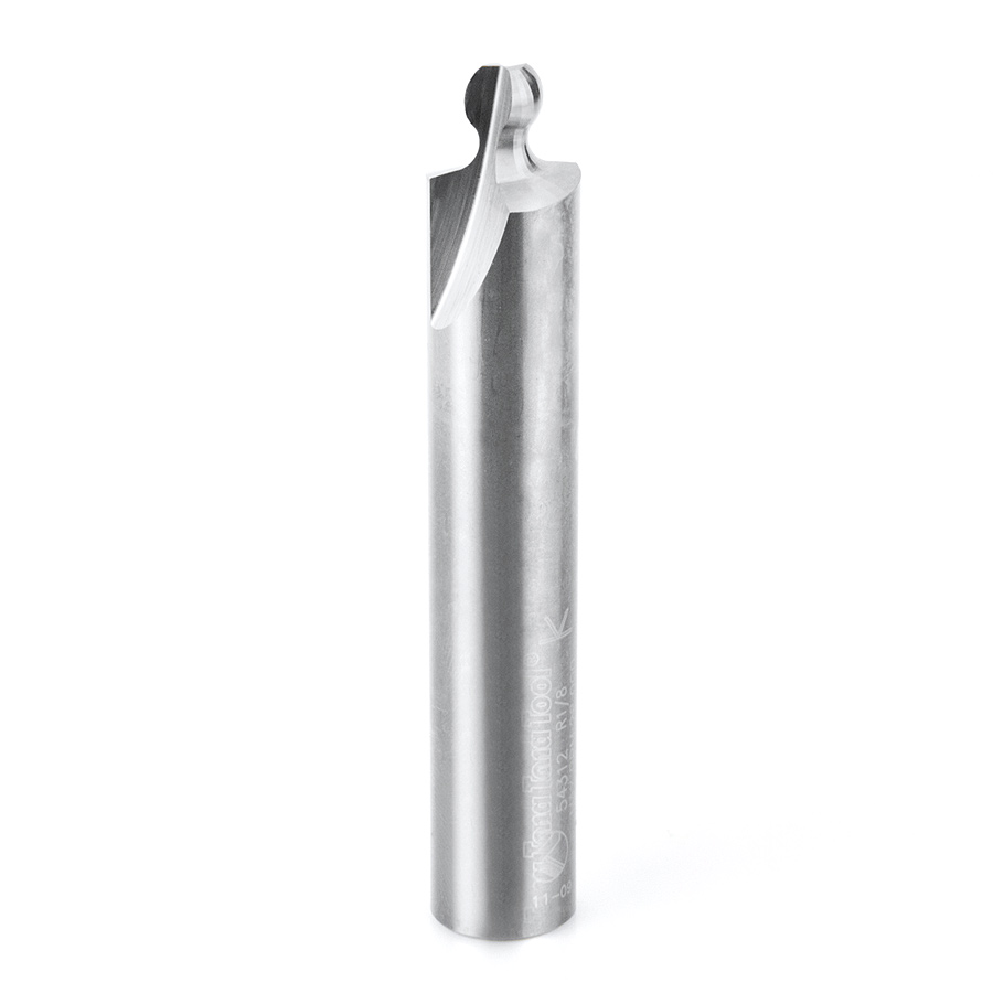 54312 Carbide Tipped Tambour # 2 - 5/64 Radius x 0.272 Dia x 1/2 Inch Shank Part of Set #54314 (U.S. Patent No. 7 810 532)