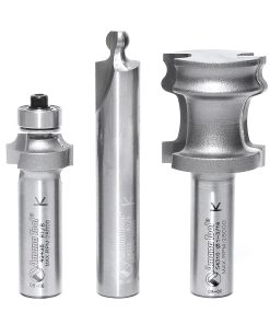 54314 3-Piece Carbide Tipped Tambour Door / Appliance Garage Door 1/2 Inch Shank Set U.S. Patent No. 7,810,532