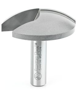 54414 Carbide Tipped Horizontal Crown Molding 1-3/4 Radius x 2-1/4 Dia x 5/8 x 1/2 Inch Shank