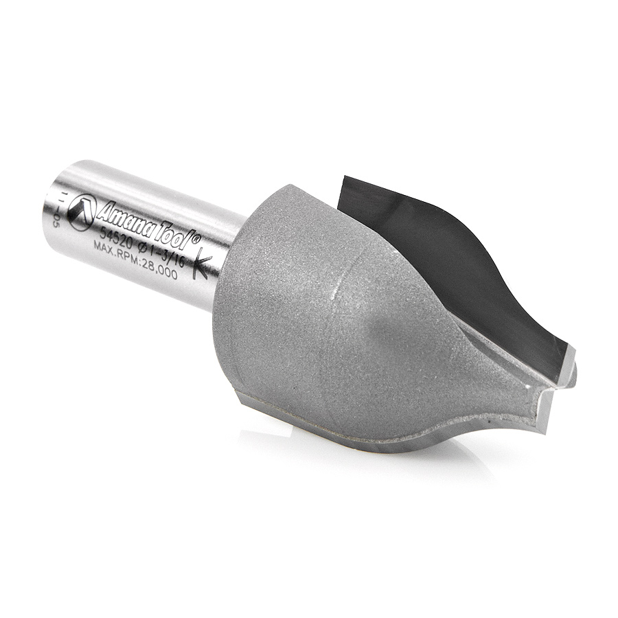 54520 Carbide Tipped Ogee Vertical Raised Panel 7/8 Radius x 1-3/16 Dia x 1-5/8 x 1/2 Inch Shank