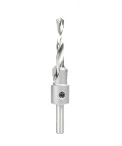 55130 Carbide Tipped 82 Degree Shankless Countersink with Slow Spiral Drill, #20 Screw 5/8 Dia x 5/16 Drill Dia x 5/16 Drill Shank