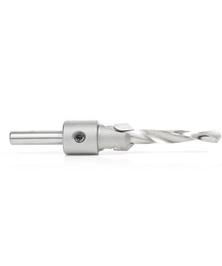 55130 Carbide Tipped 82 Degree Shankless Countersink with Slow Spiral Drill, #20 Screw 5/8 Dia x 5/16 Drill Dia x 5/16 Drill Shank
