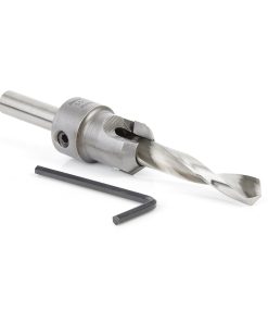 55134 Carbide Tipped 82 Degree Shankless Countersink with Slow Spiral Drill, #24 Screw 3/4 Dia x 3/8 Drill Dia x 3/8 Drill Shank