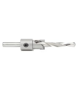 55140 Carbide Tipped Shankless Counterbore with Slow Spiral Drill, #20 Screw 5/8 Dia x 5/16 Drill Dia x 5/16 Drill Shank