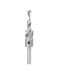 55142 Carbide Tipped Shankless Counterbore with Slow Spiral Drill, #24 Screw 3/4 Dia x 3/8 Drill Dia x 3/8 Drill Shank