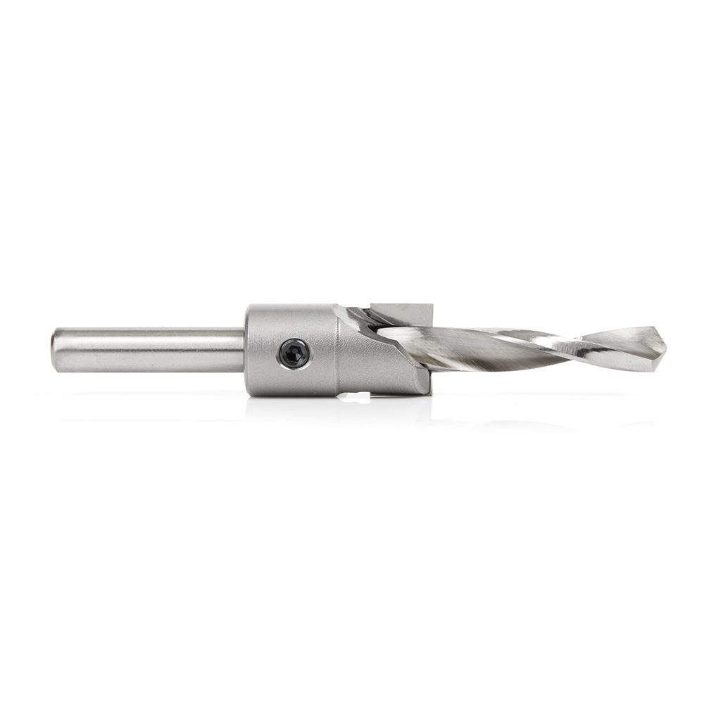 55142 Carbide Tipped Shankless Counterbore with Slow Spiral Drill, #24 Screw 3/4 Dia x 3/8 Drill Dia x 3/8 Drill Shank