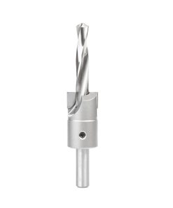 55145 Carbide Tipped Shankless Counterbore with Slow Spiral Drill, 1-1/8 Dia x 1/2 Drill Dia x 1/2 Drill Shank