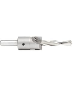 55145 Carbide Tipped Shankless Counterbore with Slow Spiral Drill, 1-1/8 Dia x 1/2 Drill Dia x 1/2 Drill Shank