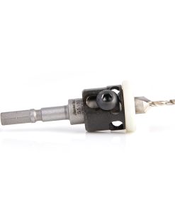 55180 Carbide Tipped 82 Degree Countersink with Adjustable Low Friction Depth Stop, For Festool® CENTROTEC® System 3/8 Dia x 7/64 Drill Dia for Wood Screw #8