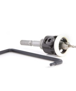 55180 Carbide Tipped 82 Degree Countersink with Adjustable Low Friction Depth Stop, For Festool® CENTROTEC® System 3/8 Dia x 7/64 Drill Dia for Wood Screw #8