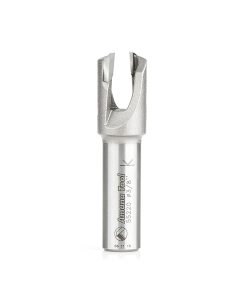 55220 Carbide Tipped Plug Cutter for Drill Press 5/8 Dia x 1/2 x 1/2 Inch Shank