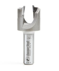 55223 Carbide Tipped Plug Cutter for Drill Press 1-1/32 Dia x 1/2 x 1/2 Inch Shank