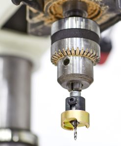 55227 Carbide Tipped 82 Degree Countersink with Adjustable Depth Stop and No-Thrust Ball Bearing, 3/8 Dia x 1/8 Drill Dia x 1/4 Inch Quick Release Hex Shank for Wood Screw #6