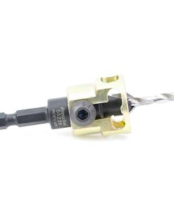 55239 Carbide Tipped Adjustable Countersink with Depth-Stop 3/8 Dia x 49 Degree Angle x 1/4 Shank Includes Repl. Drill Bit 630-230