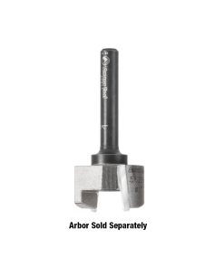 55258 Carbide Tipped Mortising Screw Down Shear Cutter 1-1/4 Dia x 5/8 Inch x 1/4 - 28 Thread