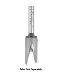 55251 Carbide Tipped Mortising Screw Down Shear Cutter 1/2 Dia x 0.605 Inch x 1/4 - 28 Thread