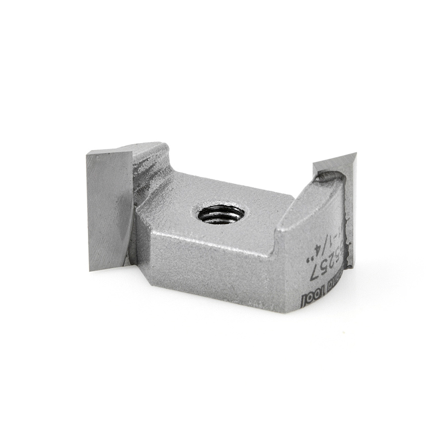 55257 Carbide Tipped Mortising Screw Down Shear Cutter 1-1/4 Dia x 9/16 Inch x 1/4 - 28 Thread