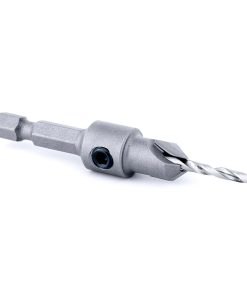 55264 Carbide Tipped 82 Degree Countersink 3/8 Dia x 49 Deg x 1/4 Quick Release Hex Shank for Wood Screw #8