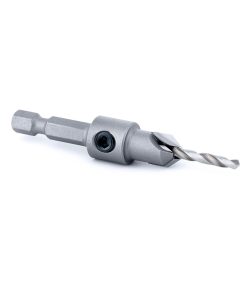55266 Carbide Tipped 82 Degree Countersink 3/8 Dia x 49 Deg x 1/4 Quick Release Hex Shank for Wood Screw #10