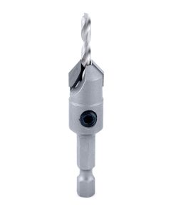 55268 Carbide Tipped 82 Degree Countersink 1/2 Dia x 49 Deg x 1/4 Quick Release Hex Shank for Wood Screw #12