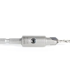 55273 Replacement Carbide Tipped Countersink with Slow Spiral HSS M2 Drill for #6 Size Screw 9/64 Drill Dia x 1/4 Hex Shank for #55228 Adjustable No-Thrust Countersink