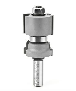55340 Carbide Tipped Reversible Ogee Window Sash & Rail 1/8 Radius x 1-9/64 Dia x 43/64 x 1/2 Inch Shank with Center Ball Bearing