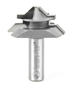 55389 Carbide Tipped Lock Miter 45 Deg x 1-3/4 Dia x 7/8 x 1/2 Inch Shank for 3/8 - 3/4 Material