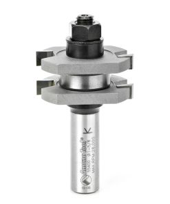 55400 Carbide Tipped Tongue & Groove 3/8 Kerf x 1-5/8 Dia x 3/4 x 1/2 Inch Shank Assembly for 1/2 to 3/4 Material