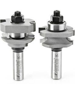 55421 Carbide Tipped 2-Piece Concave Stile and Rail 1-5/8 Dia x 11/16 x 5/32 Radius x 1/2 Inch Shank Set