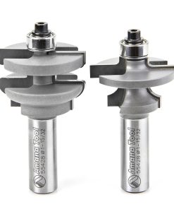 55428 Carbide Tipped 2-Piece Architectural Stile and Rail 1-15/32 Dia x 1 Inch x 1/2 Shank Set