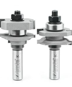55431 Carbide Tipped 2-Piece Ogee Stile and Rail 1-5/8 Dia x 11/16 x 1/2 Inch Shank Set