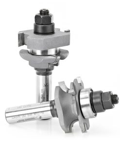 55433 Carbide Tipped Adjustable Concave Instile and Rail System 1-5/8 Dia x 5/8 to 1-1/8 x 1/4 Radius x 1/2 Inch Shank Set