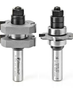 55438 Carbide Tipped Adjustable Mission Style Straight Instile and Rail System 1-5/8 Dia x 5/8 to 1-1/8 x 1/2 Inch Shank Set