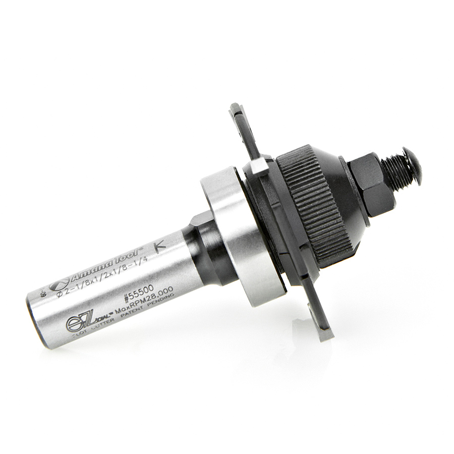 55500 E-Z Dial Slot Cutter 4 Wing x 2-1/8 Dia x 1/8-1/4 x 1/2 Inch Shank