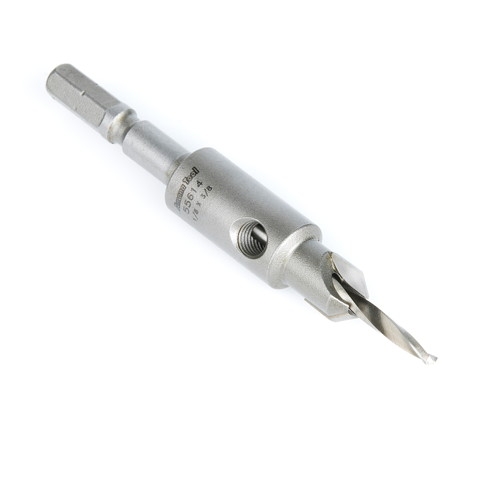 55614 Carbide Tipped 82 Degree Countersink for Festool® CENTROTEC® System #10 Screw 3/8 Dia x 1/8 Drill Dia