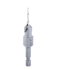 55624 Carbide Tipped 82 Degree Countersink Taper #8 Screw 3/8 Dia x 7/64 Drill Dia x 1/4 Hex Shank