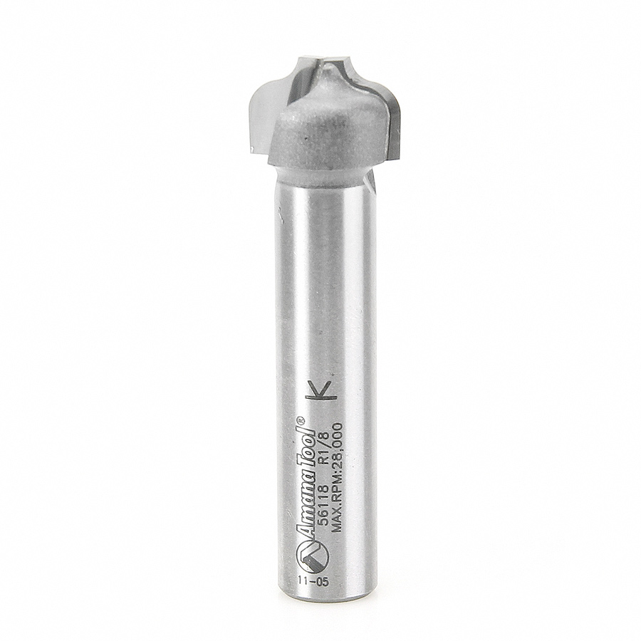 56118 Carbide Tipped Plunging Ogee Style A 9/64 Radius x 3/4 Dia x 1/2 x 1/2 Inch Shank