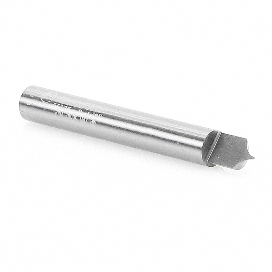 56125 Solid Carbide Point Cutting Roundover 1/8 Radius x 1/4 Dia x 5/16 x 1/4 Shank Router Bit