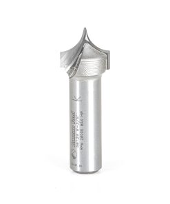 56129 Carbide Tipped Point Cutting Roundover 3/8 Radius x 3/4 Dia x 5/8 x 1/2 Shank Router Bit