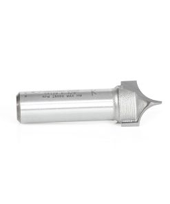 56129 Carbide Tipped Point Cutting Roundover 3/8 Radius x 3/4 Dia x 5/8 x 1/2 Shank Router Bit