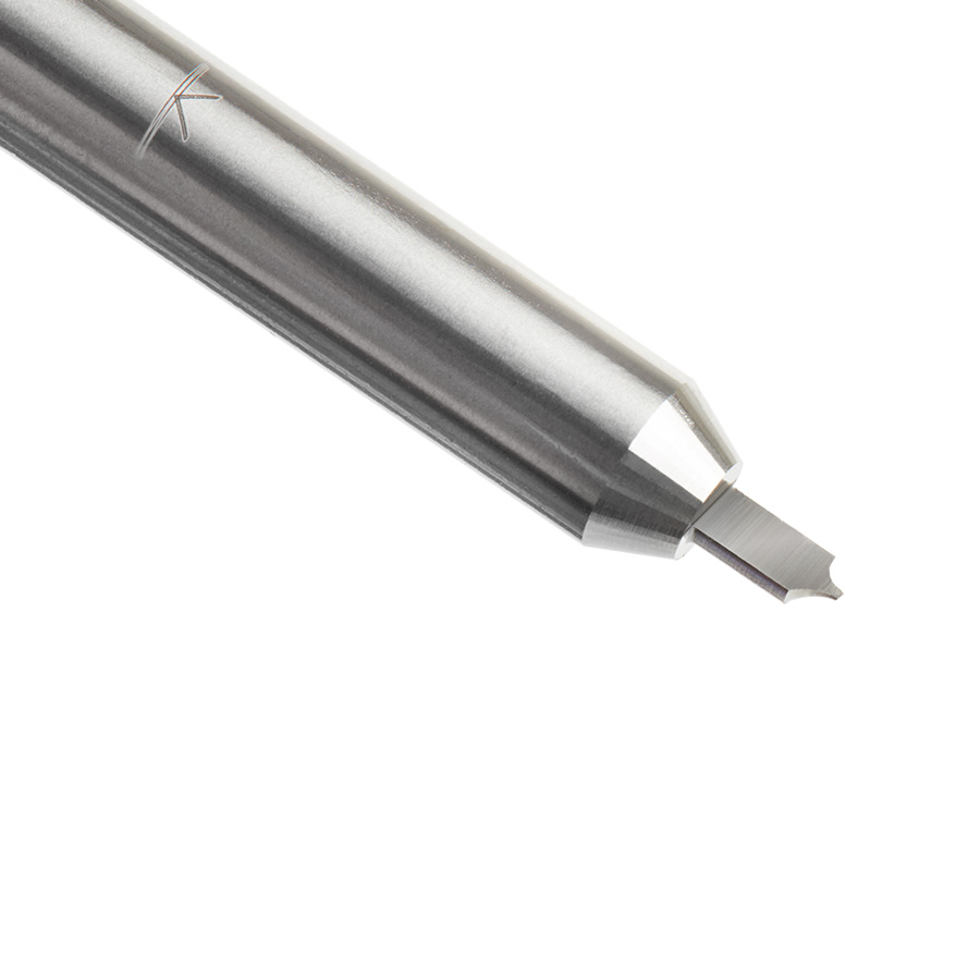 56141 Solid Carbide Point Cutting Roundover 1/32 Radius x 5/64 Dia x 3/16 x 1/4 Shank Router Bit