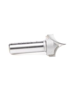 56145 Carbide Tipped Point Cutting Roundover 1/2 Radius x 1 Dia x 3/4 x 1/2 Shank Router Bit