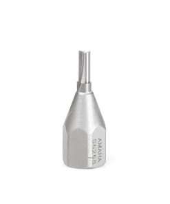56268 Carbide Tipped Mortising Screw Straight No Shear Cutter 1/8 + .015 Dia x 3/8 x 1/4 - 28 Thread