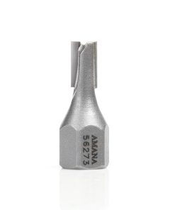 56273 Carbide Tipped Mortising Screw Straight No Shear Cutter 9/32 Dia x 1/2 x 1/4 - 28 Thread