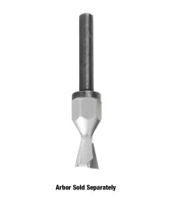 56282 Carbide Tipped 10 Degree Dovetail Screw Cutter 7/16 Dia x 3/8 x 1/4 - 28 Thread