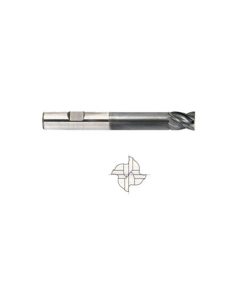 YG1-EMB20160 - 1/4 x 1/4 x 3/8 x 1-1/4 x 4 - V7 Mill Inox 4 Flute Extend Length Long Reach Carbide End Mill