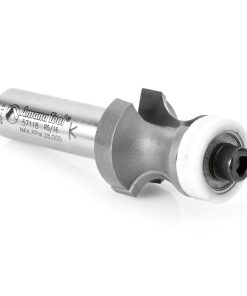 57118 Carbide Tipped Countertop No-Drip with Ultra-Glide Radius Bearing Guide Solid Surface 1 Inch Dia x 7/8 x 5/16 Angle x 1/2 Shank