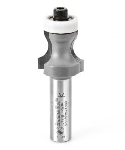 57118 Carbide Tipped Countertop No-Drip with Ultra-Glide Radius Bearing Guide Solid Surface 1 Inch Dia x 7/8 x 5/16 Angle x 1/2 Shank